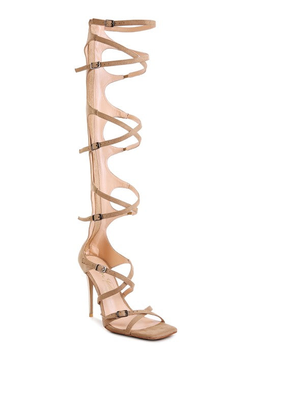London Rag Gossip Strappy Stiletto Heels - Tigbul's Variety Fashion Shop