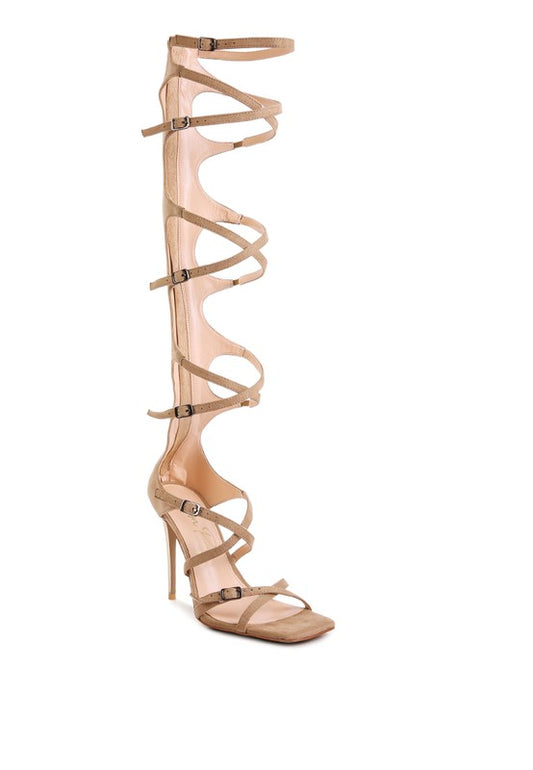 Gossip Strappy Stiletto Heels - Tigbuls Variety Fashion
