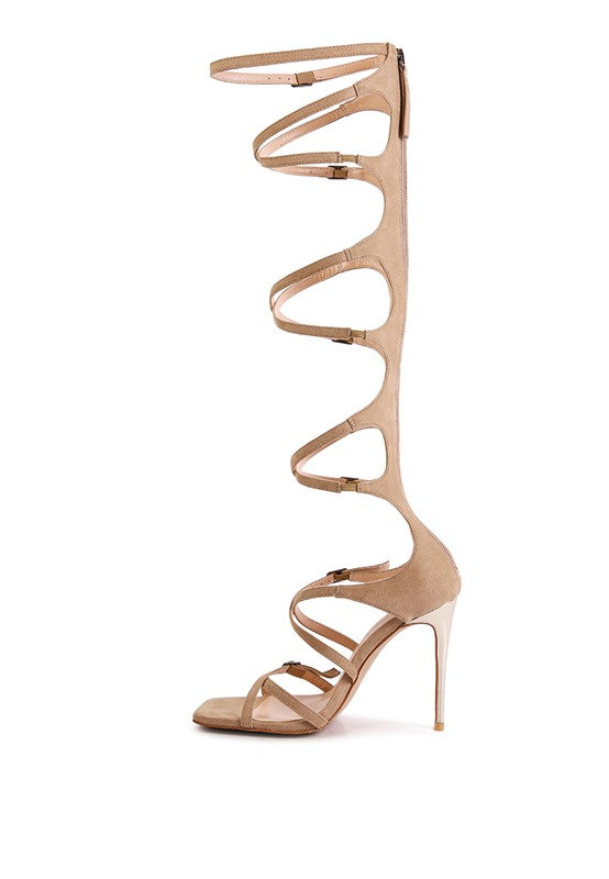 London Rag Gossip Strappy Stiletto Heels - Tigbul's Variety Fashion Shop