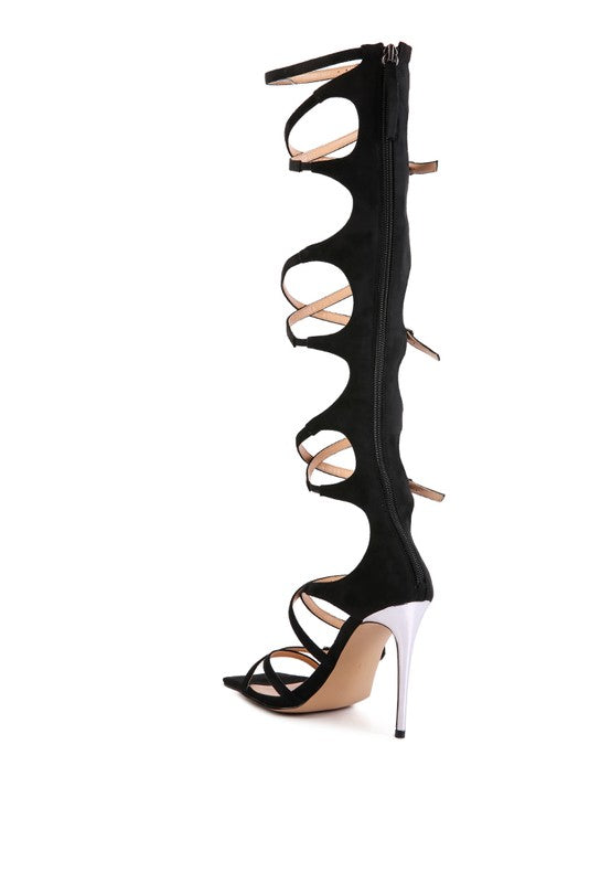 London Rag Gossip Strappy Stiletto Heels - Tigbul's Variety Fashion Shop