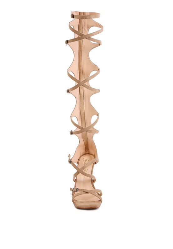 London Rag Gossip Strappy Stiletto Heels - Tigbul's Variety Fashion Shop