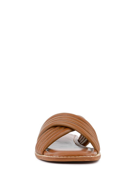 EURA Quilted Leather Flats - Tigbul's Variety Fashion Shop