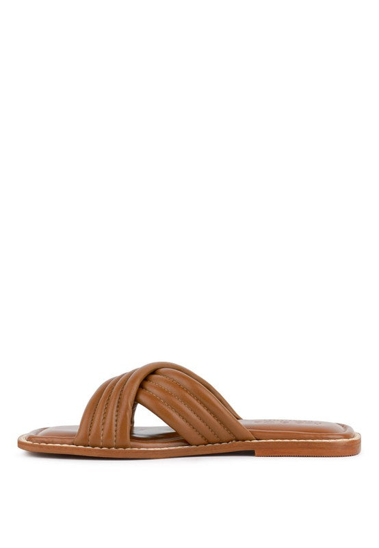EURA Quilted Leather Flats - Tigbul's Variety Fashion Shop