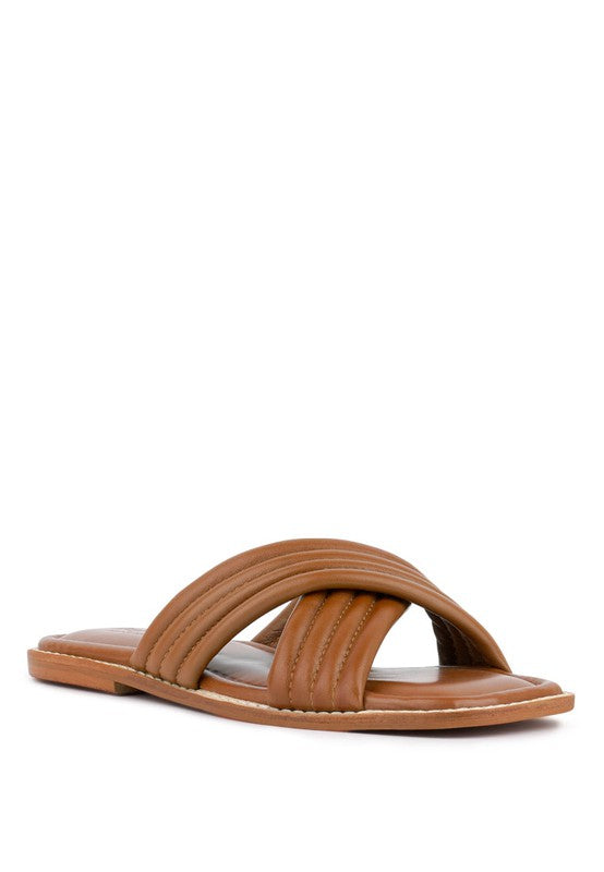 EURA Quilted Leather Flats - Tigbul's Variety Fashion Shop