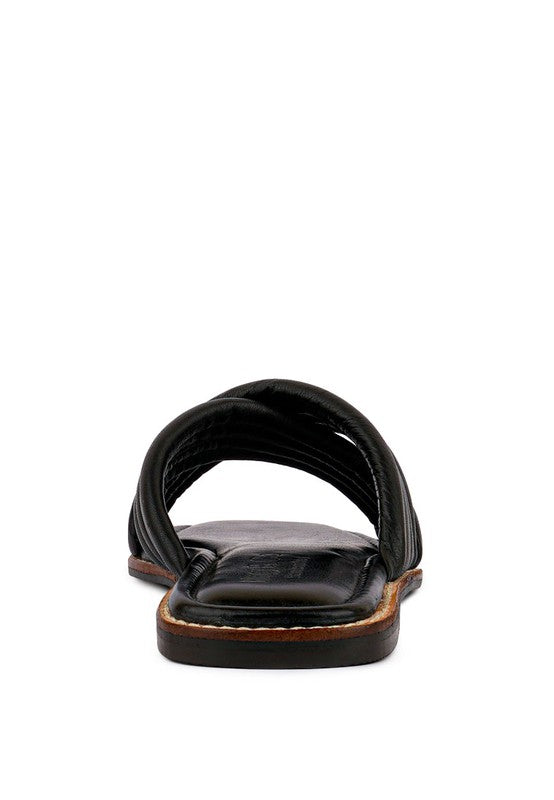 EURA Quilted Leather Flats - Tigbul's Variety Fashion Shop