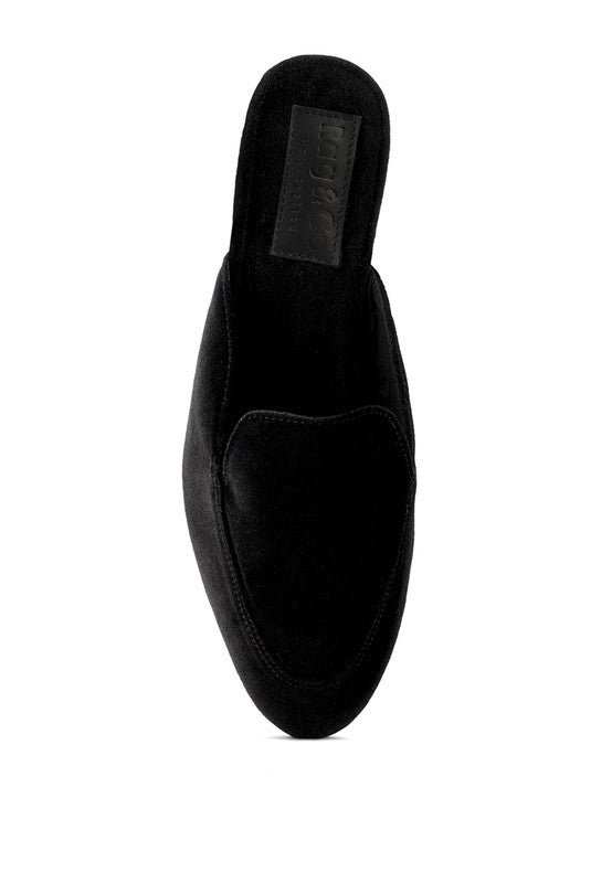 BATISTE Velvet Handcrafted Mules - Tigbul's Variety Fashion Shop