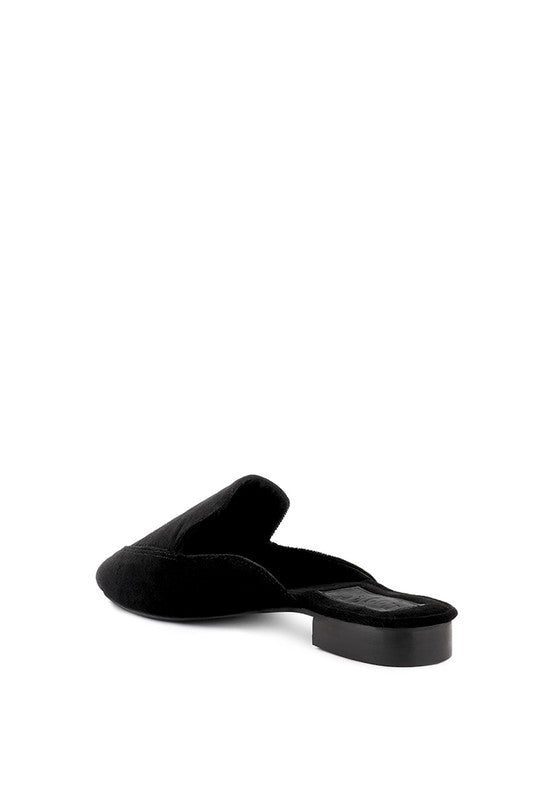 BATISTE Velvet Handcrafted Mules - Tigbul's Variety Fashion Shop