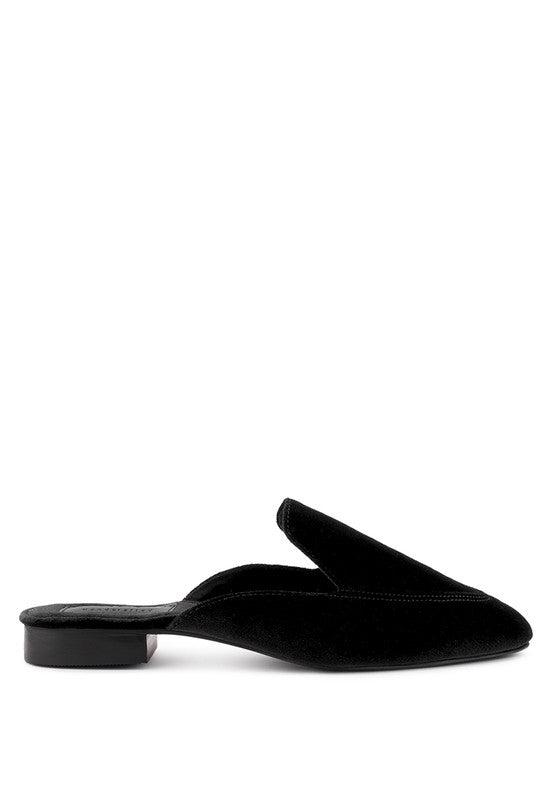BATISTE Velvet Handcrafted Mules - Tigbul's Variety Fashion Shop