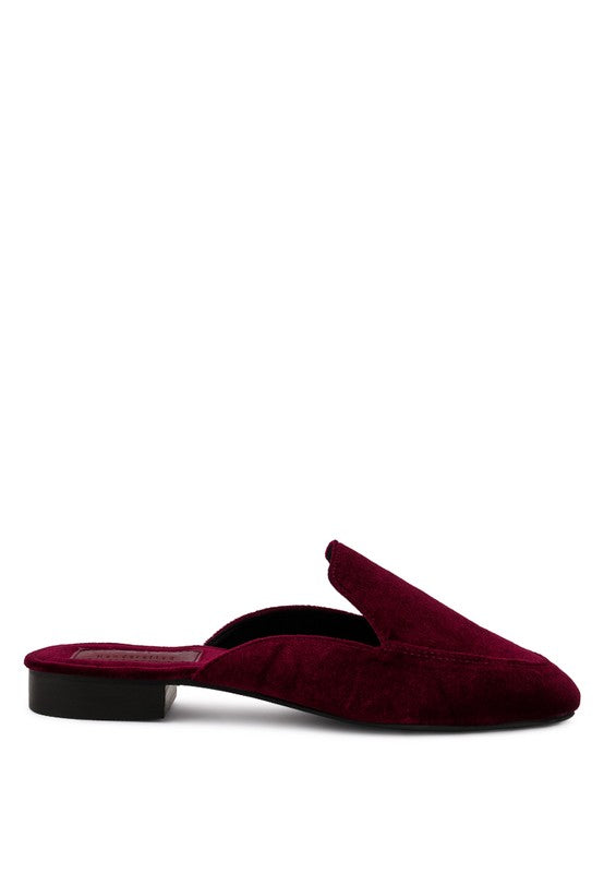 BATISTE Velvet Handcrafted Mules - Tigbul's Variety Fashion Shop