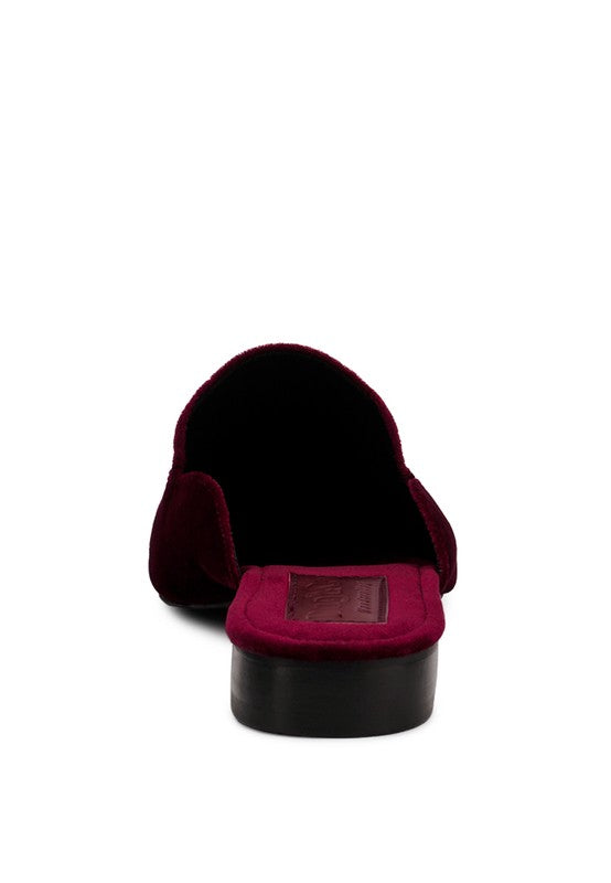 BATISTE Velvet Handcrafted Mules - Tigbul's Variety Fashion Shop