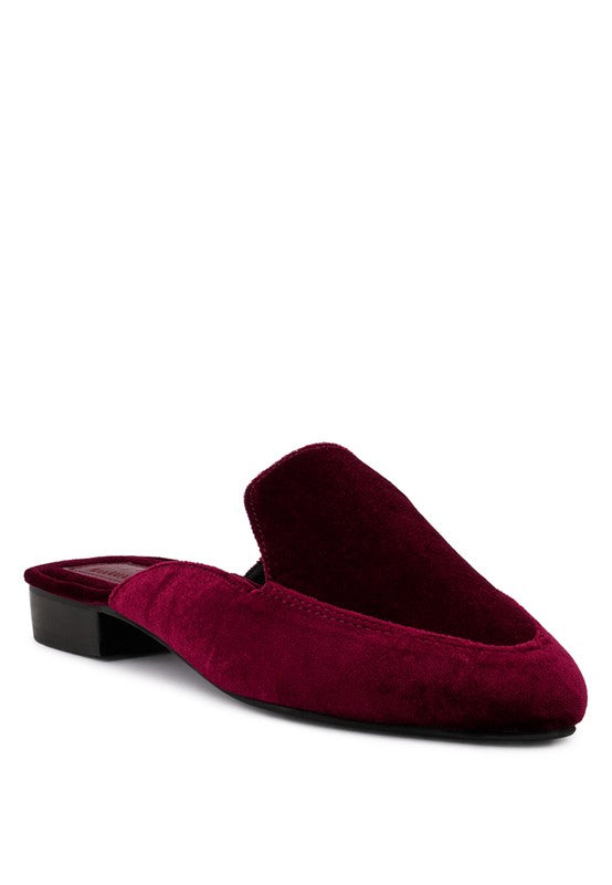 BATISTE Velvet Handcrafted Mules - Tigbul's Variety Fashion Shop