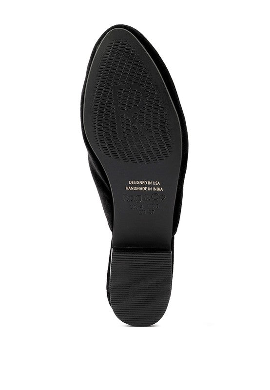 BATISTE Velvet Handcrafted Mules - Tigbul's Variety Fashion Shop