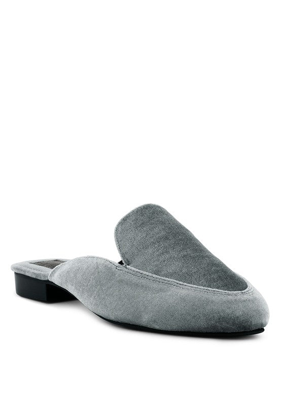 BATISTE Velvet Handcrafted Mules - Tigbul's Variety Fashion Shop