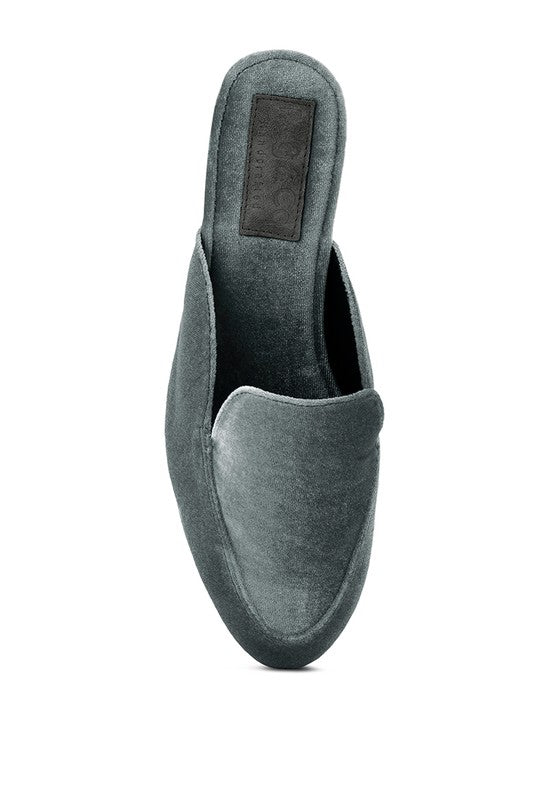 BATISTE Velvet Handcrafted Mules - Tigbul's Variety Fashion Shop