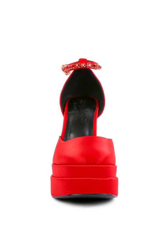 Martini Sky High Platform Sandals - Tigbul's Variety Fashion Shop