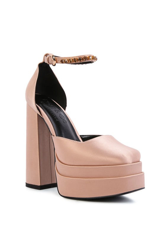 Martini Sky High Platform Sandals - Tigbul's Variety Fashion Shop