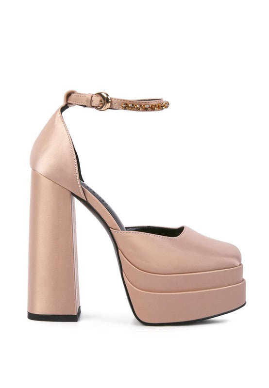 Martini Sky High Platform Sandals - Tigbul's Variety Fashion Shop