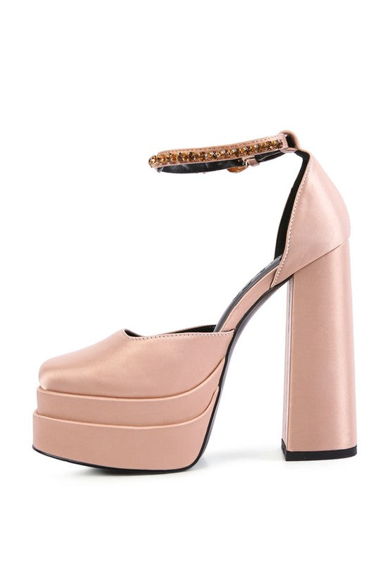 Martini Sky High Platform Sandals - Tigbul's Variety Fashion Shop