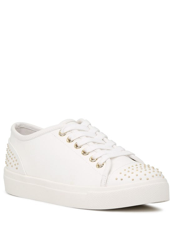 Studded Everday Casual Sneakers - Tigbul's Variety Fashion Shop