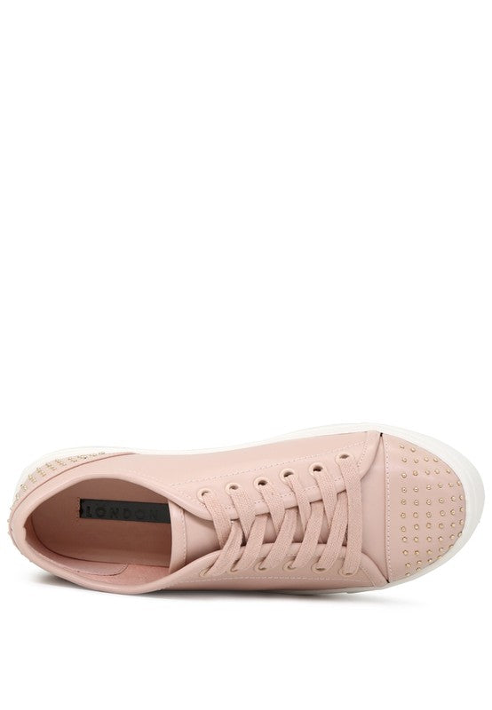 Studded Everday Casual Sneakers - Tigbul's Variety Fashion Shop