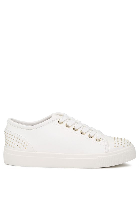 Studded Everday Casual Sneakers - Tigbul's Variety Fashion Shop