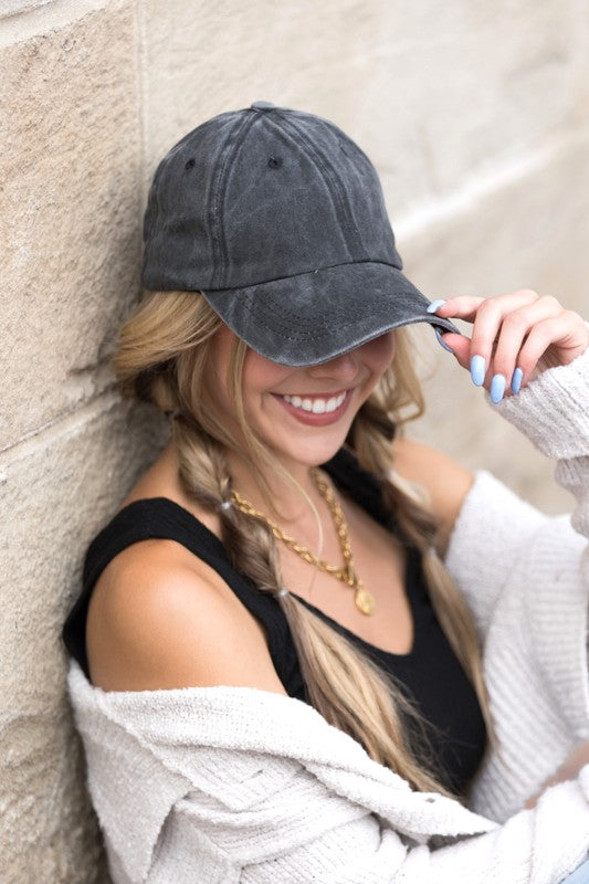 Everyday Washed Ball Cap - Tigbul's Variety Fashion Shop