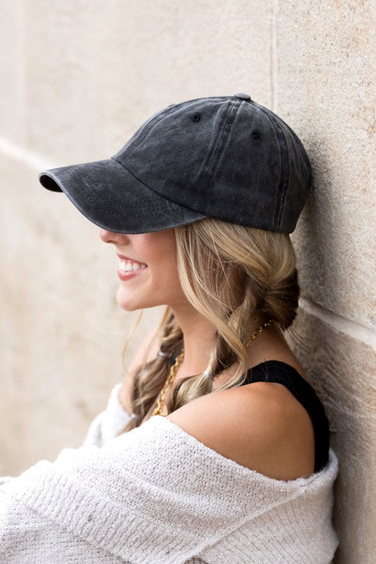 Everyday Washed Ball Cap - Tigbul's Variety Fashion Shop
