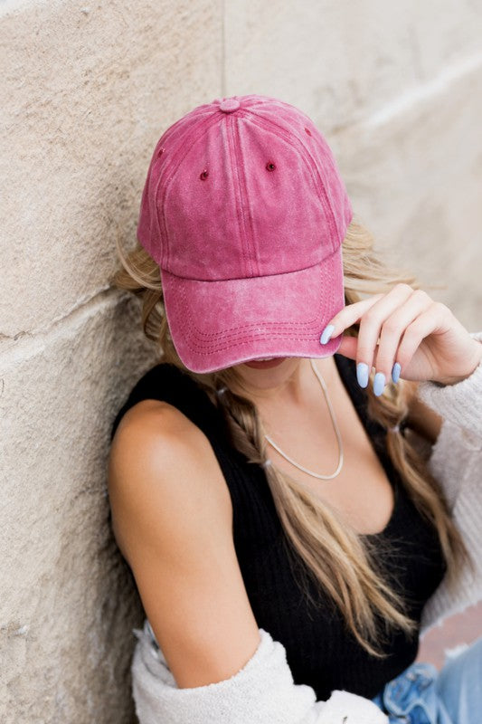 Everyday Washed Ball Cap - Tigbul's Variety Fashion Shop