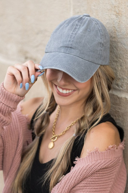 Everyday Washed Ball Cap - Tigbul's Variety Fashion Shop