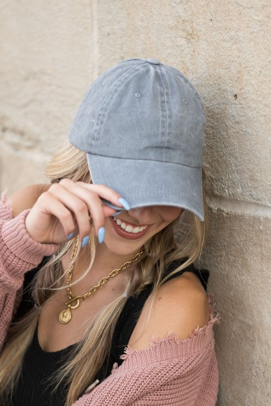 Everyday Washed Ball Cap - Tigbul's Variety Fashion Shop
