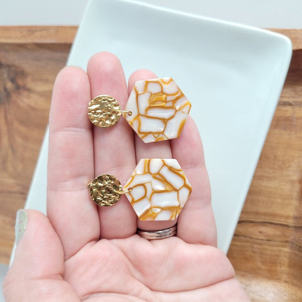 Roxy Earrings - Pumpkin Spice - Tigbul's Variety Fashion Shop