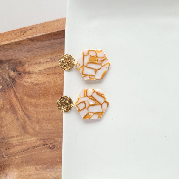 Roxy Earrings - Pumpkin Spice - Tigbul's Variety Fashion Shop
