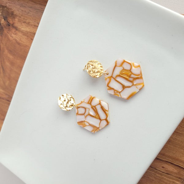 Roxy Earrings - Pumpkin Spice - Tigbul's Variety Fashion Shop
