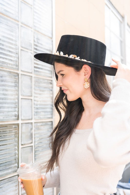 Roxy Earrings - Pumpkin Spice - Tigbul's Variety Fashion Shop