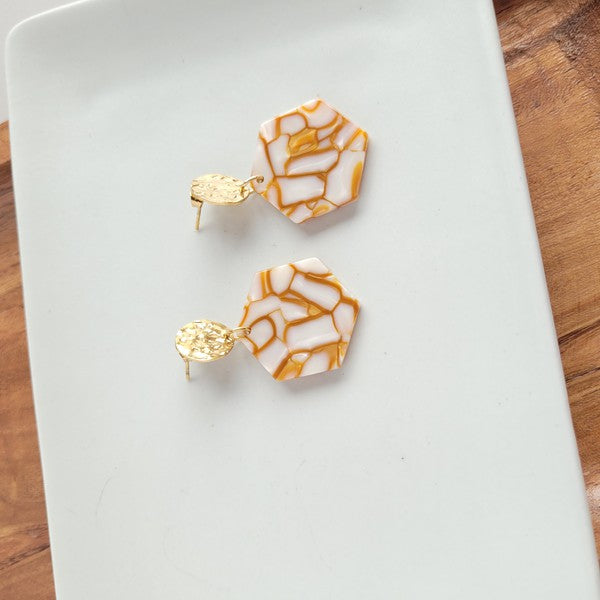 Roxy Earrings - Pumpkin Spice - Tigbul's Variety Fashion Shop