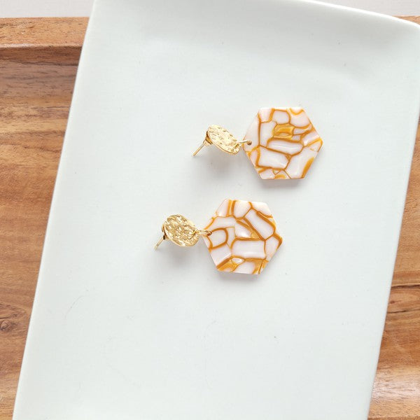 Roxy Earrings - Pumpkin Spice - Tigbul's Variety Fashion Shop