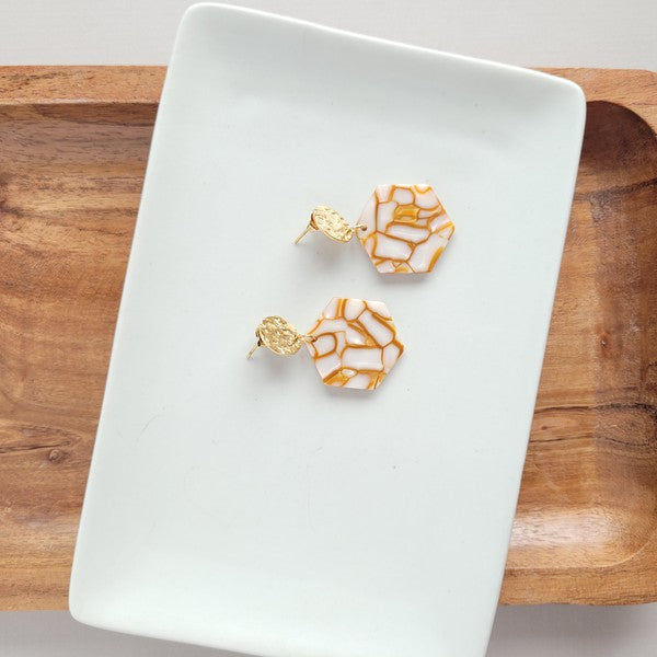 Roxy Earrings - Pumpkin Spice - Tigbul's Variety Fashion Shop