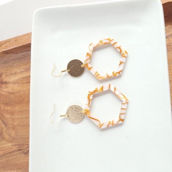Lennox Earrings - Pumpkin Spice - Tigbul's Variety Fashion Shop
