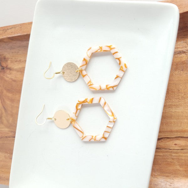 Lennox Earrings - Pumpkin Spice - Tigbul's Variety Fashion Shop