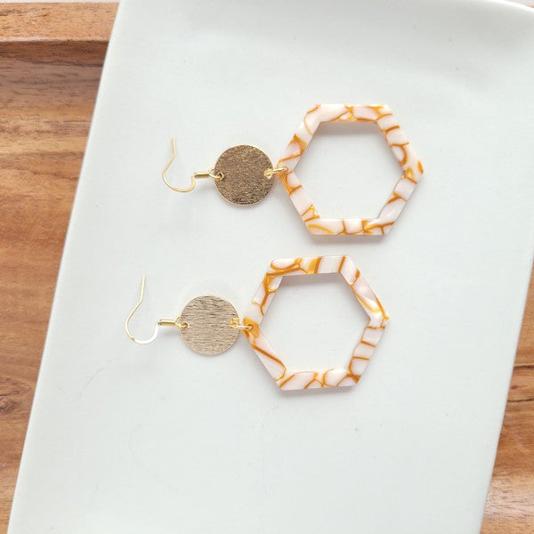 Lennox Earrings - Pumpkin Spice - Tigbul's Variety Fashion Shop