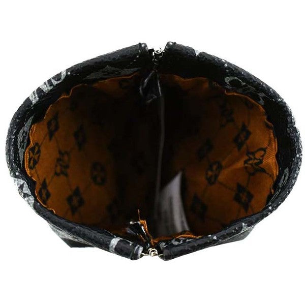 Monogram Spring Zip 2-in-1 Coin Purse - Tigbul's Variety Fashion Shop