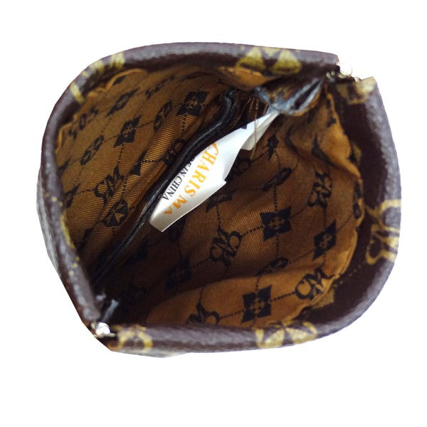 Monogram Spring Zip 2-in-1 Coin Purse - Tigbul's Variety Fashion Shop