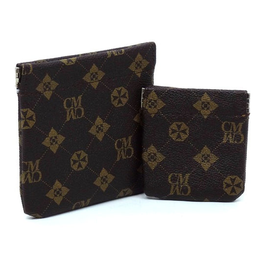 Monogram Spring Zip 2-in-1 Coin Purse - Tigbul's Variety Fashion Shop