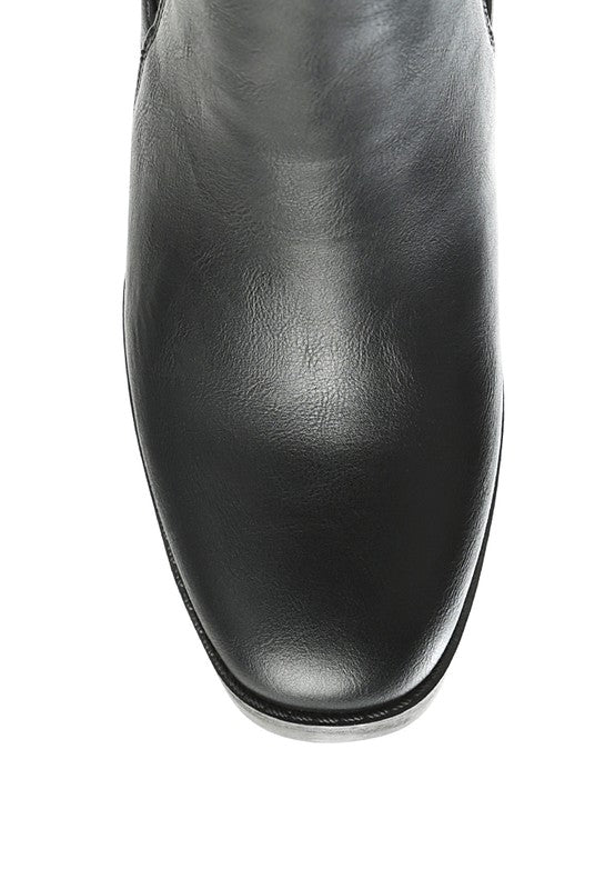 SONIA BLOCK HEELED BOOTS - Tigbul's Variety Fashion Shop