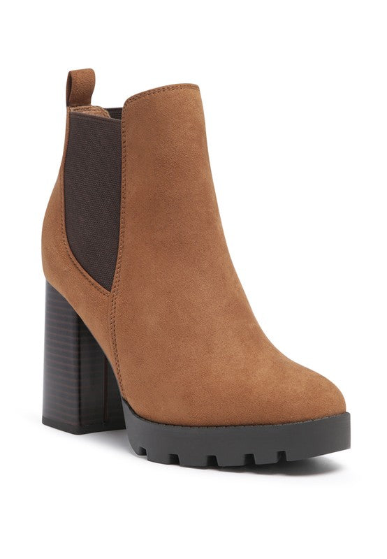 SONIA BLOCK HEELED BOOTS - Tigbul's Variety Fashion Shop