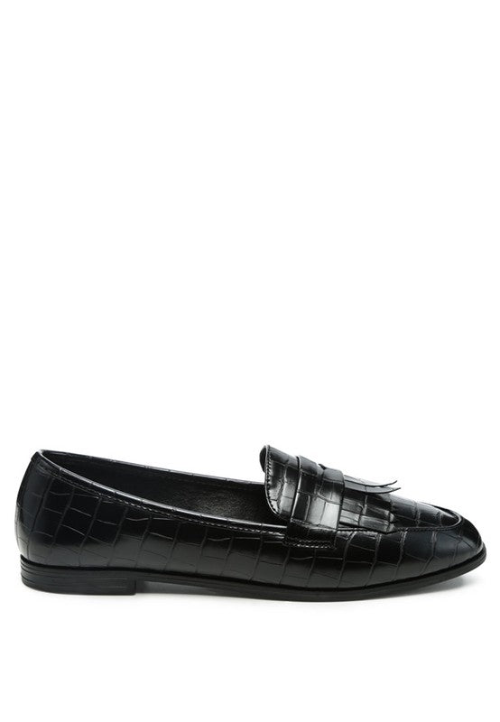 PECKER BLACK PATENT PU EVERYDAY LOAFER - Tigbul's Variety Fashion Shop