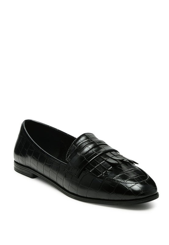 PECKER BLACK PATENT PU EVERYDAY LOAFER - Tigbul's Variety Fashion Shop