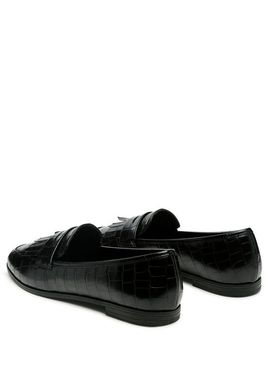 PECKER BLACK PATENT PU EVERYDAY LOAFER - Tigbul's Variety Fashion Shop