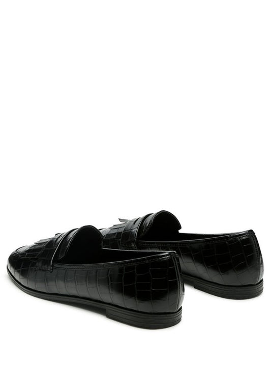 PECKER BLACK PATENT PU EVERYDAY LOAFER - Tigbul's Variety Fashion Shop