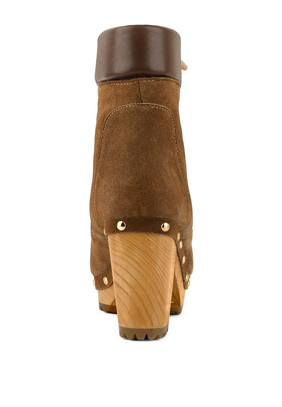 MAAYA Handcrafted Collared Suede Boot - Tigbul's Variety Fashion Shop